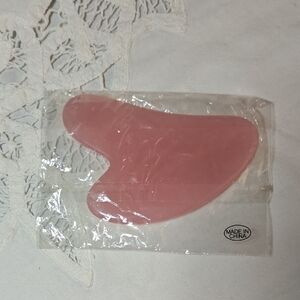 Pink Guasha Facial Massage Tool